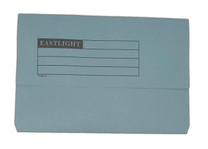 Cartridge World Half Flap Document Wallet Pack of 50 - Blue 