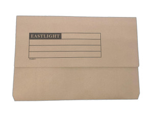 Cartridge World Half Flap Document Wallet Pack of 50 - Buff 