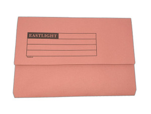 Cartridge World Half Flap Document Wallet Pack of 50 - Pink 
