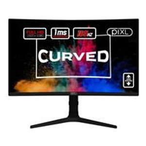  piXL CM27C7 27 Inch Frameless Curved Monitor, 165Hz / G-Sync 