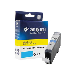 Cartridge World Compatible with Canon CLI-521C Cyan Inkjet Cartridge 2934B001 Cartridge World Compatible with Canon CLI-521C Cyan Inkjet Cartridge 2934B001