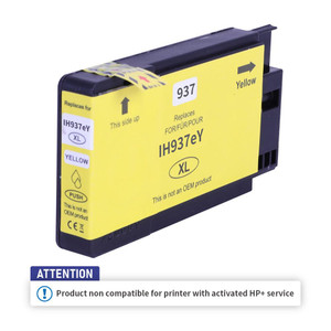 Cartridge World Compatible HP 937e Yellow Ink Cartridge (4S6W8NE) 