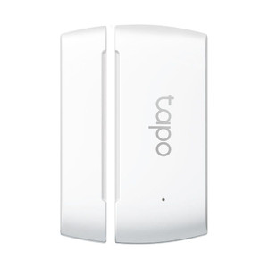CW Office Tapo Smart Contact Door Window Sensor, white rectangular sensor with slim design and LED indicator.