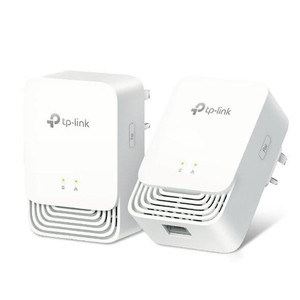 CW Office TP-Link PG1200 G.hn1200 Powerline Kit, dual white powerline adapters with Ethernet ports and indicator lights.
