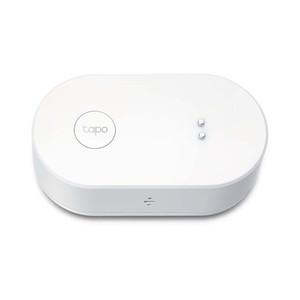 CW Office TP-Link Tapo Smart Water Leak Sensor, white oval-shaped device for detecting water leaks and moisture.