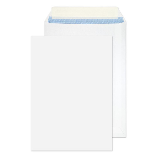 CW Office Everyday C5 White Plain P&S 100gsm PK50, image of a ream of plain white A5 paper with a folded corner and a blue edge detail.