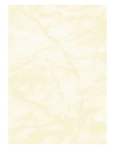 CW Office Marble Yellow A4 Paper PK100, yellow marble patterned A4 size paper for office use.