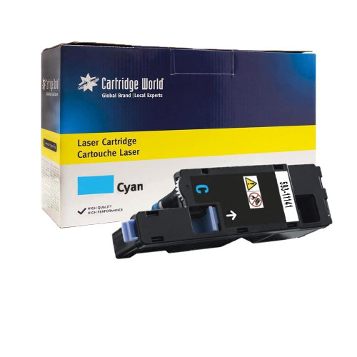 Cartridge World Compatible with Dell 593-11141 Cyan Toner High Capacity