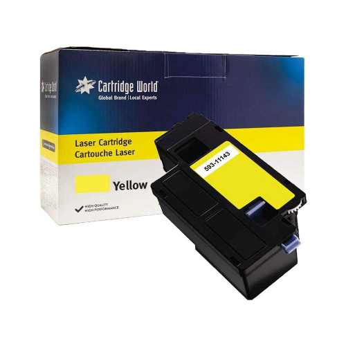 Cartridge World Compatible with Dell 593-11143 Yellow Toner High Capacity