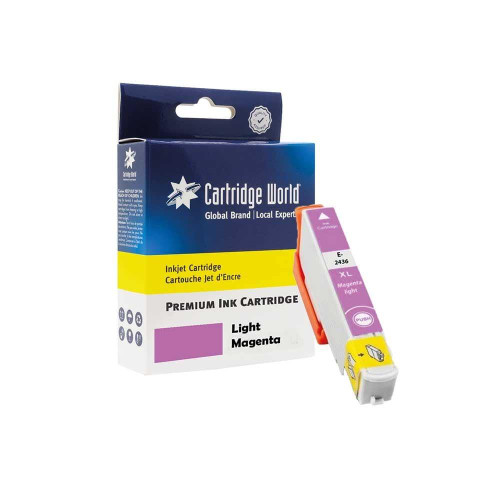 Cartridge World Compatible with Epson Singlepack Light Magenta 24XL C13T24364010