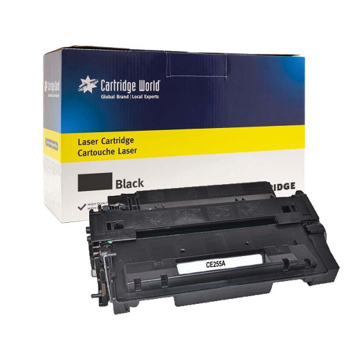 Cartridge World Compatible with HP 55A Black LaserJet Toner Cartridge CE255A