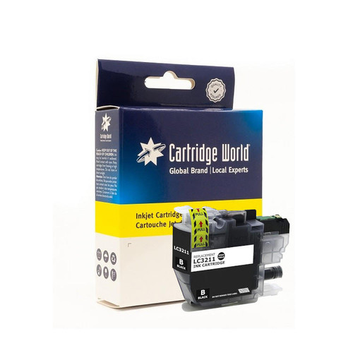 Cartridge World Compatible with Brother LC-3211BK Black Inkjet Cartridge 