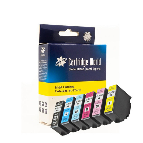 Cartridge World Compatible with Epson 378XL 6 Colour Pack (T3798 Squirrel) 