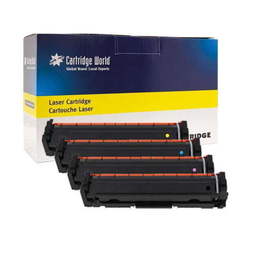 Cartridge World Compatible with Canon 054H 4 Colour Toner Pack 3025C002, 3026C002, 3027C002, 3028C002