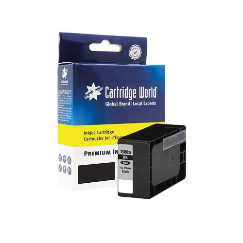 Cartridge World Compatible with Canon PGI-1500XL BK Black 9182B001