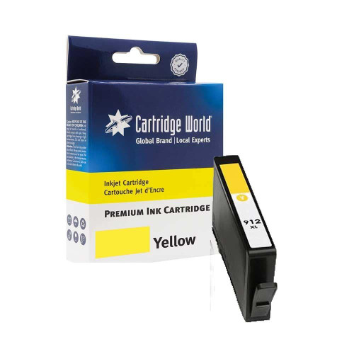 Cartridge World Compatible with HP 912XL Yellow Ink Cartridge 3YL83AE
