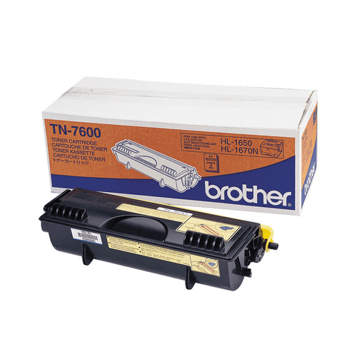 Brother Black High Capacity Toner Cartridge 6.5k pages - TN7600 - main product image