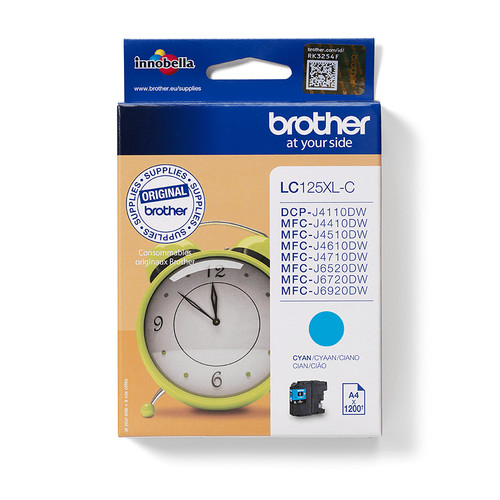 Brother Cyan High Capacity Ink Cartridge 8ml - LC125XLC - main product image