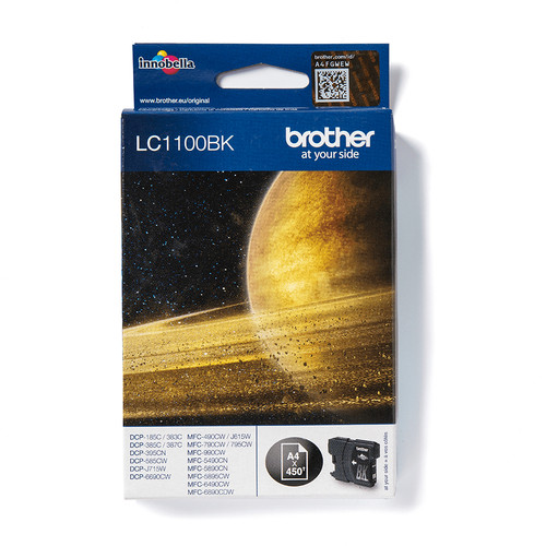Brother LC-1100BK Black Original Ink Cartridge - main product image