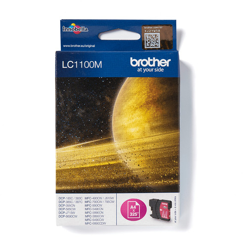 Brother LC-1100M Original Magenta Ink Cartridge - main product image