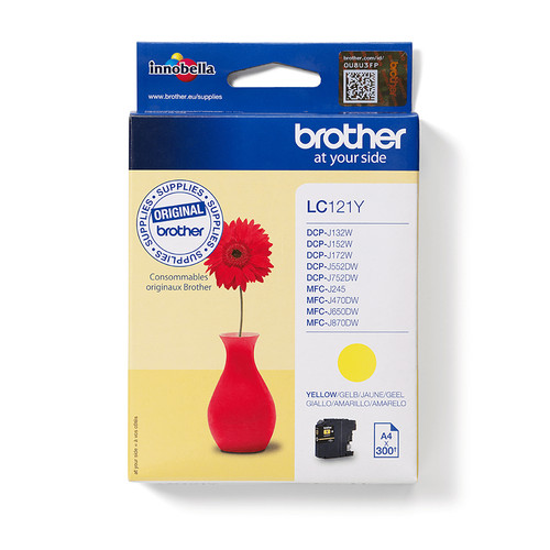 Brother LC-121Y Ink Cartridge Yellow - main product image