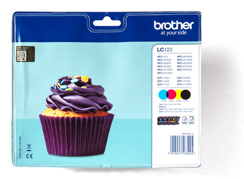Brother LC-123VALBP Ink Cartridge Original Black,Cyan,Magenta,Yellow Multipack 4 pc(s) - main product image