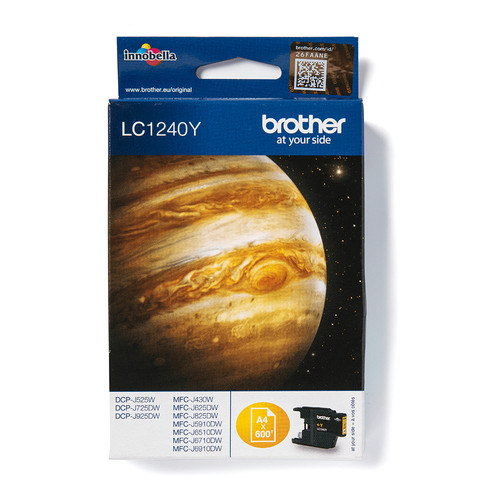 Brother LC-1240Y Original Yellow Ink Cartridge - main product image