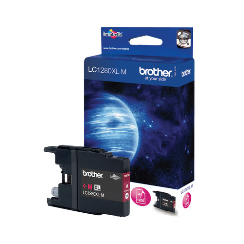 Brother LC1280XLM Original Magenta Ink Cartridge - main product image