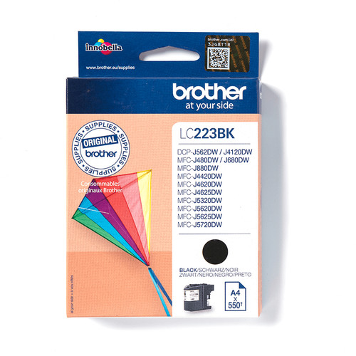 Brother LC-223BK Original Black Ink Cartridge - main product image