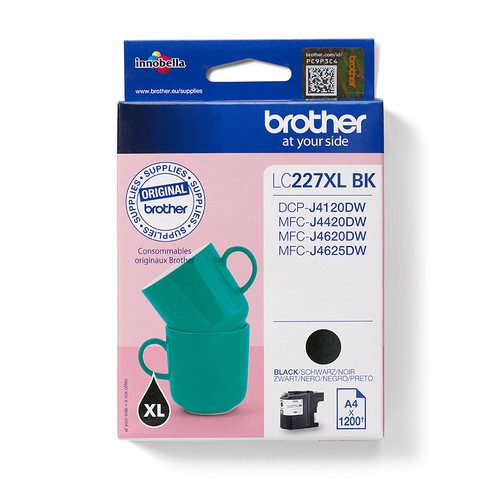 Brother LC-227XLBK Original Black Ink Cartridge - main product image