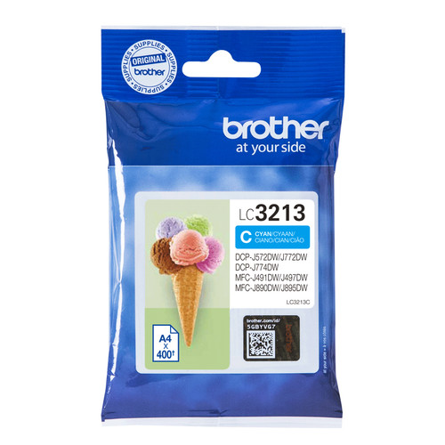 Brother LC-3213C Ink Cartridge Original Cyan - main product image