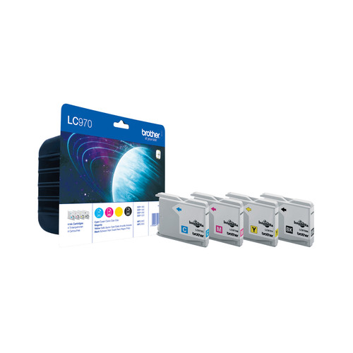 Brother LC-970 Ink Cartridge Original black,Cyan,magenta,yellow Multipack - main product image