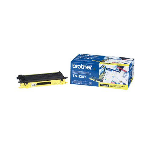 Brother TN130Y Original Yellow Toner Cartridge - main product image