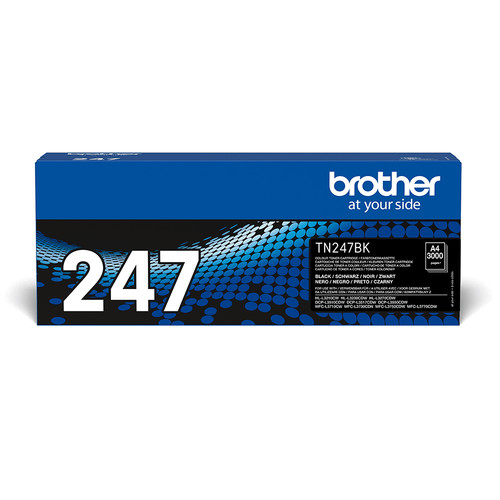 Brother TN-247BK (Yield: 3,000 Pages) Black Toner Cartridge - main product image
