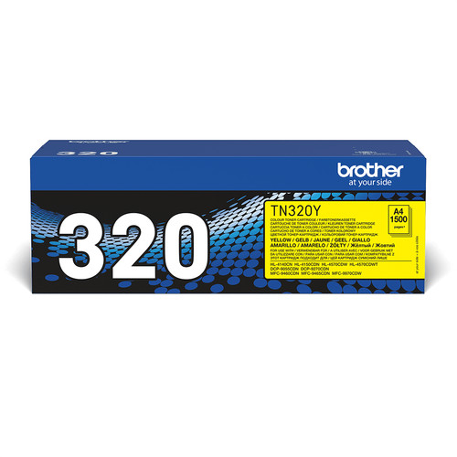 Brother TN-320Y Toner Cartridge Original Yellow - main product image