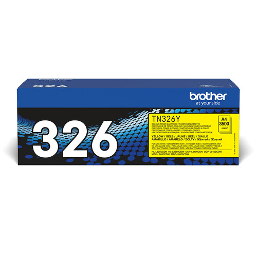 Brother TN-326Y Toner Cartridge Original Yellow - main product image