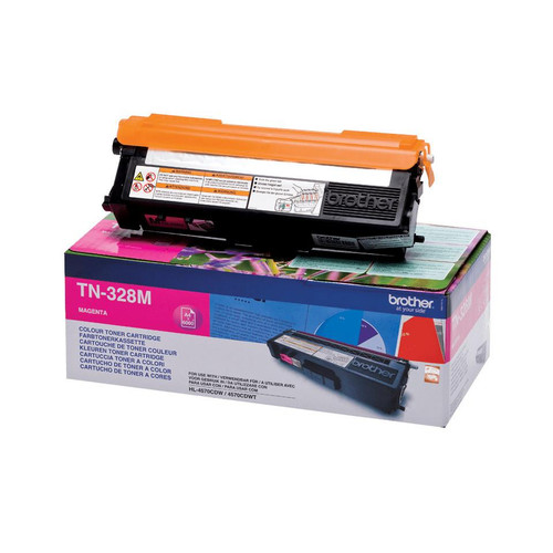  Brother TN-328M Toner Cartridge Original Magenta 