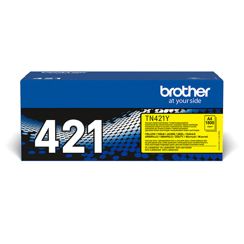 Brother TN-421Y Toner Cartridge Original Yellow - main product image