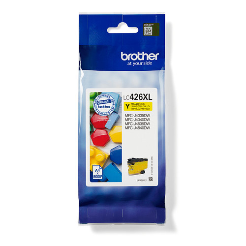 Brother Yellow High Capacity Ink Cartridge 5k pages - LC426XLY - main product image