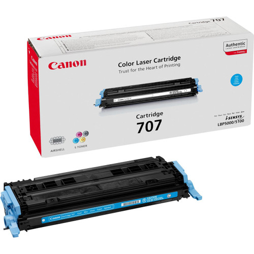 Canon 707 Original Cyan Toner Cartridge