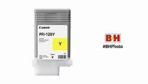 Canon PFI120Y Yellow Standard Capacity Ink Cartridge 130ml - 2888C001AA