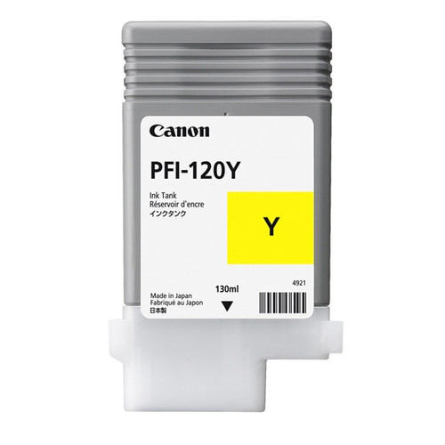 Canon PFI120Y Yellow Standard Capacity Ink Cartridge 130ml - 2888C001AA - main product image