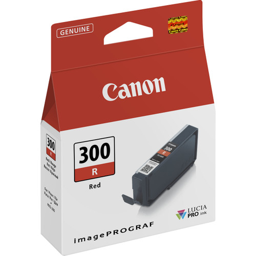 Canon PFI300R Red Standard Capacity Ink Cartridge 14ml - 4199C001 - main product image