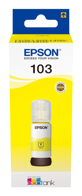 Epson 103 Ecotank Yellow Ink Bottle (C13T00S44A) - main product image
