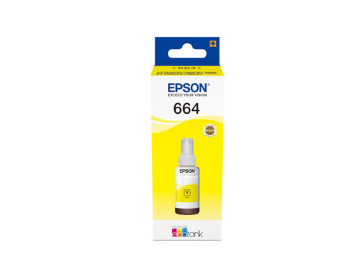  Epson 664 Ecotank Yellow Ink bottle (70ml) 