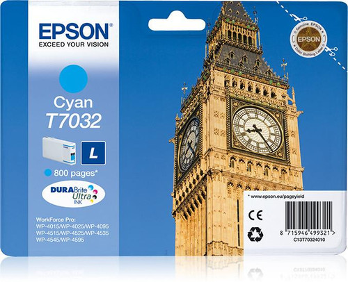  Epson Big Ben Ink Cartridge L Cyan 0.8k 