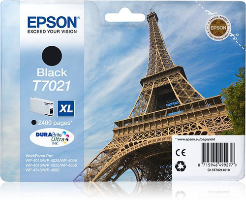  Epson Eiffel Tower XL Black 2.4k Ink Cartridge 