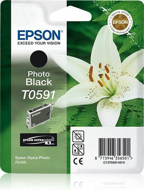 Epson Lily Singlepack Photo Black T0591 Ultra Chrome K3