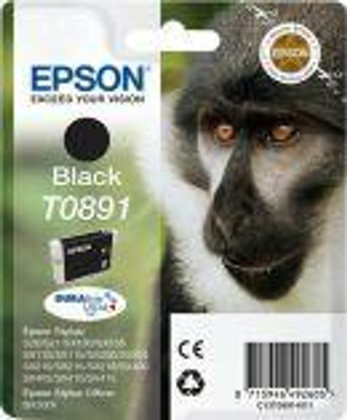 Epson Monkey Singlepack Black T0891 DURABrite Ultra Ink