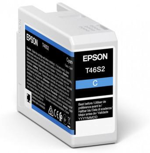  Epson T46S2 Cyan Pro10 Ink Cartridge 25ml - C13T46S200 